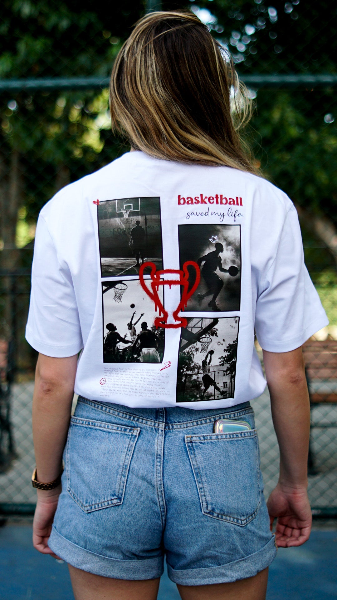 "Champion Mindset" Beyaz Tişört